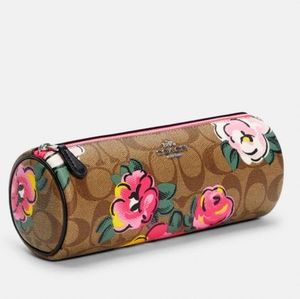 NWT Coach Floral Pencil Case